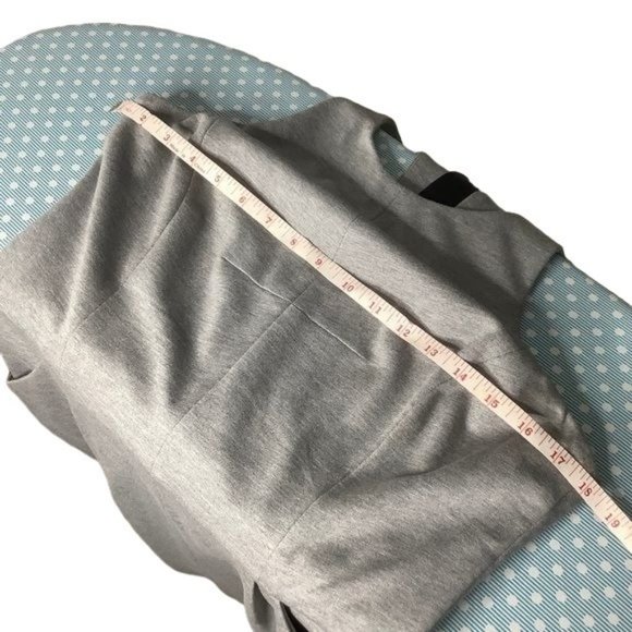 MILLY Lt Grey Marled T Back Knit Dress Size Medium - Picture 13 of 15